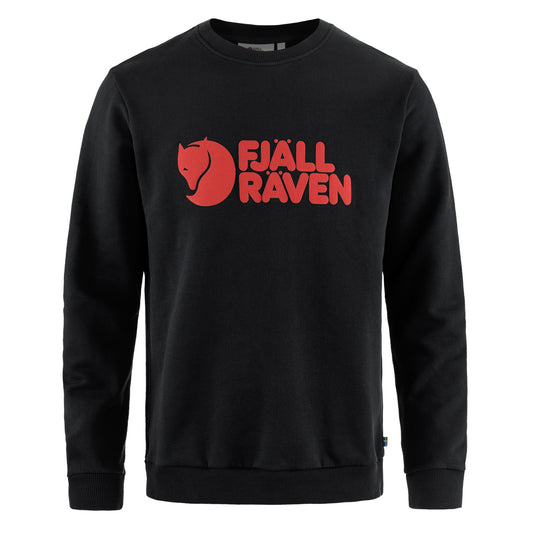 Fjallraven Logo Sweater Black - The Sporting Lodge