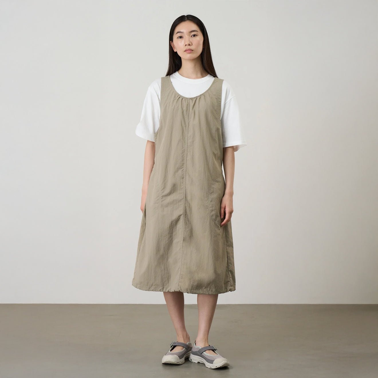 Gramicci Womens Nylon Dress Milk Tea