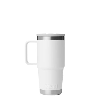 YETI Rambler 20 Oz Travel Straw Mug White