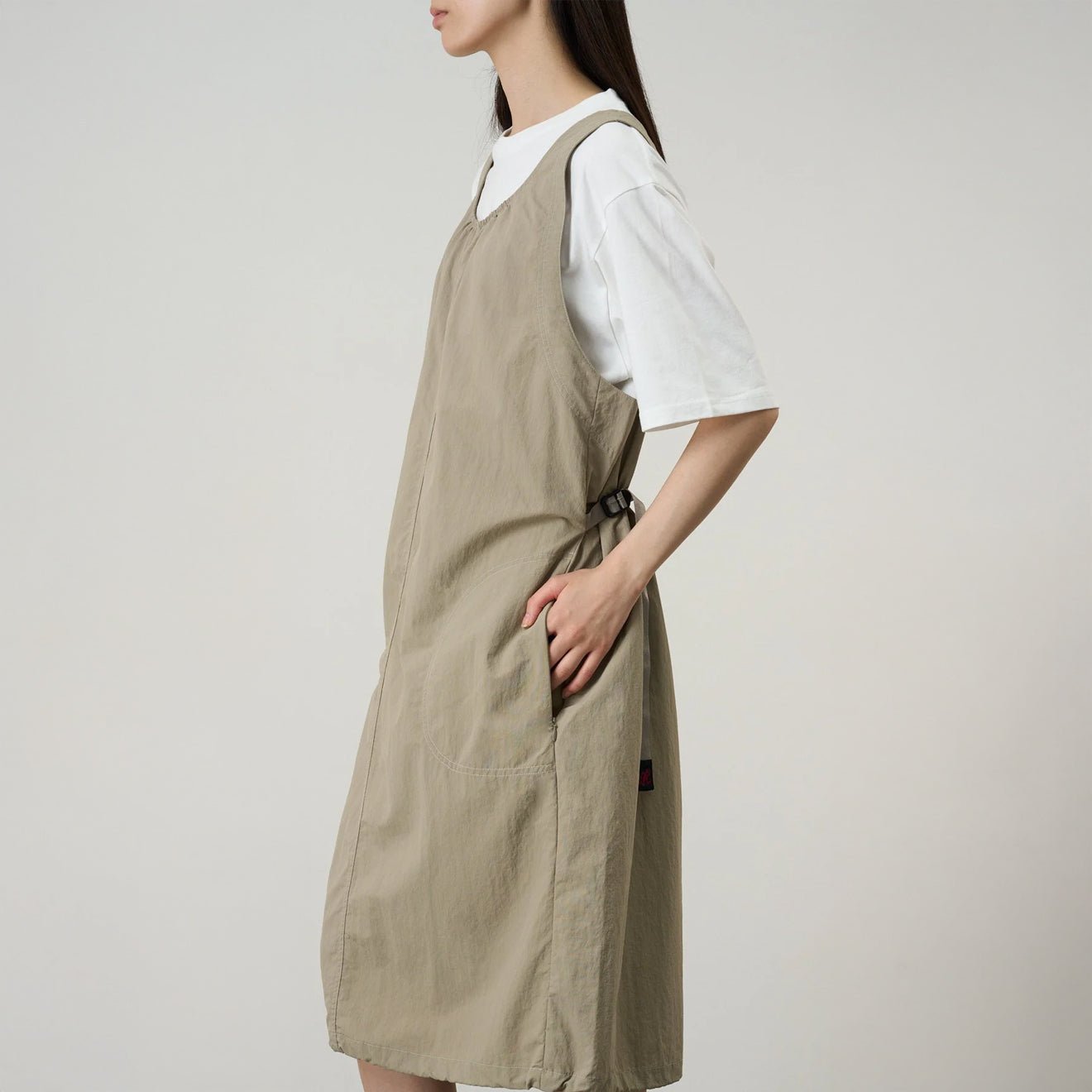 Gramicci Womens Nylon Dress Milk Tea