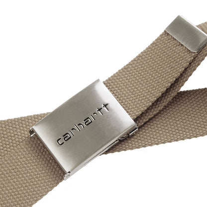 Carhartt WIP Clip Belt Chrome Leather