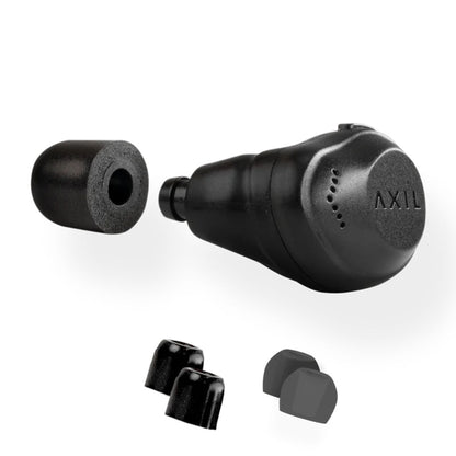 AXIL XCor Electronic Ear Buds Black - The Sporting Lodge