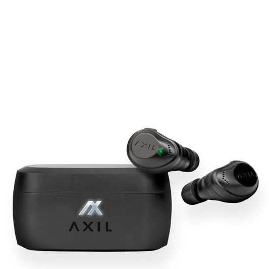 AXIL XCor Electronic Ear Buds Black - The Sporting Lodge