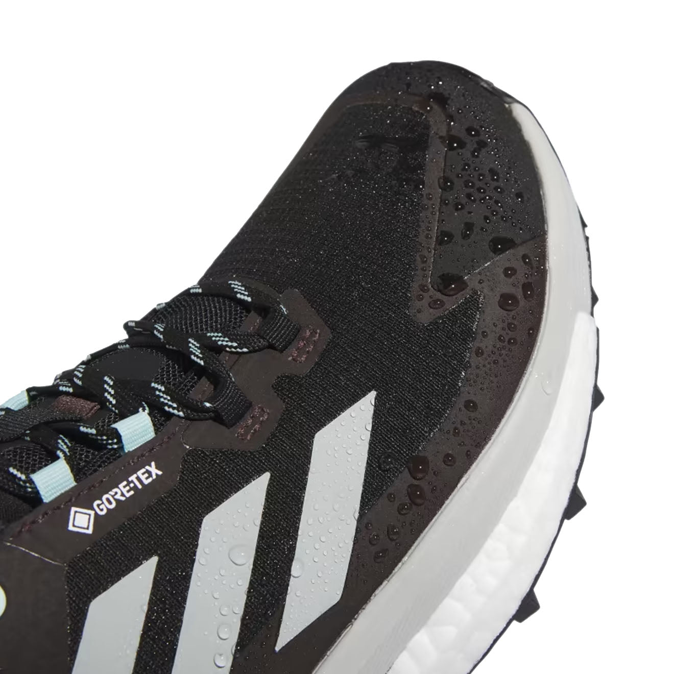 Adidas Terrex Free Hiker 2.0 Low Gore-Tex Hiking Shoes Core Black / Wonder Silver / Semi Flash Aqua-3