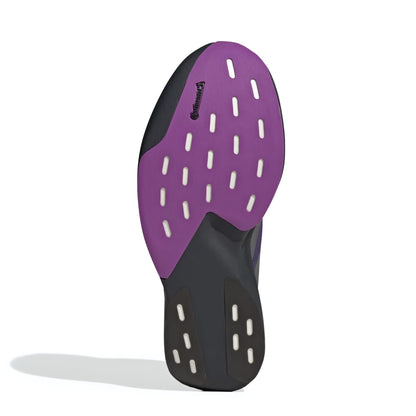 Adidas Adizero Evo SL Woven Trainer Carbon / Iron Metallic / Shock Purple