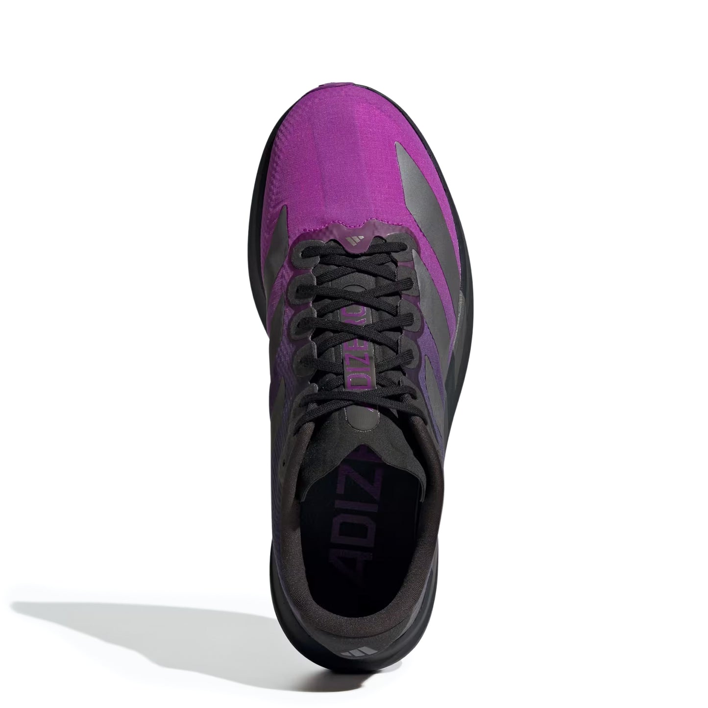 Adidas Adizero Evo SL Woven Trainer Carbon / Iron Metallic / Shock Purple