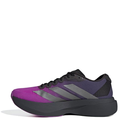 Adidas Adizero Evo SL Woven Trainer Carbon / Iron Metallic / Shock Purple