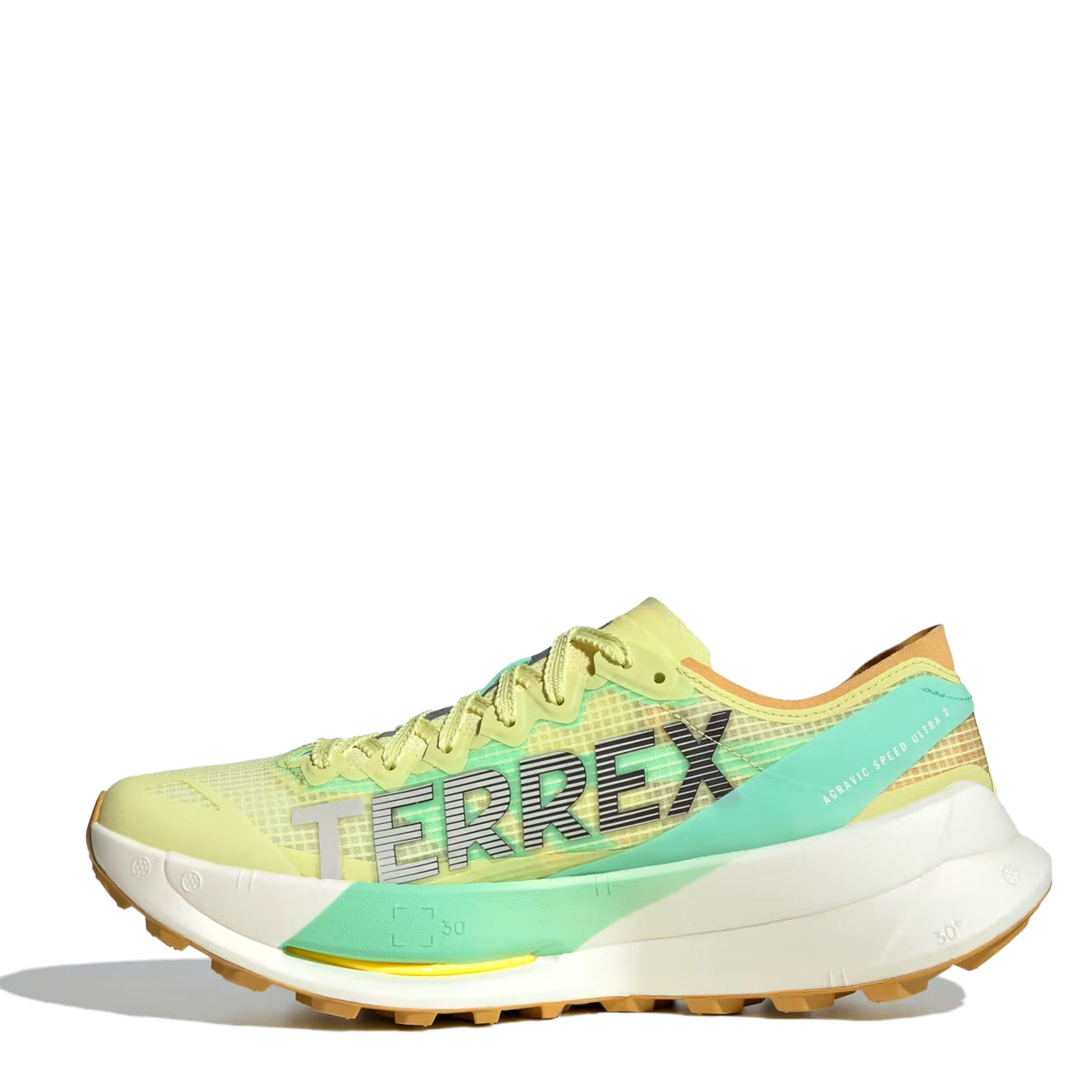 Adidas Terrex Agravic Speed Ultra 2 Trainer Frozen Lemon / Carbon Black / Pulse Mint
