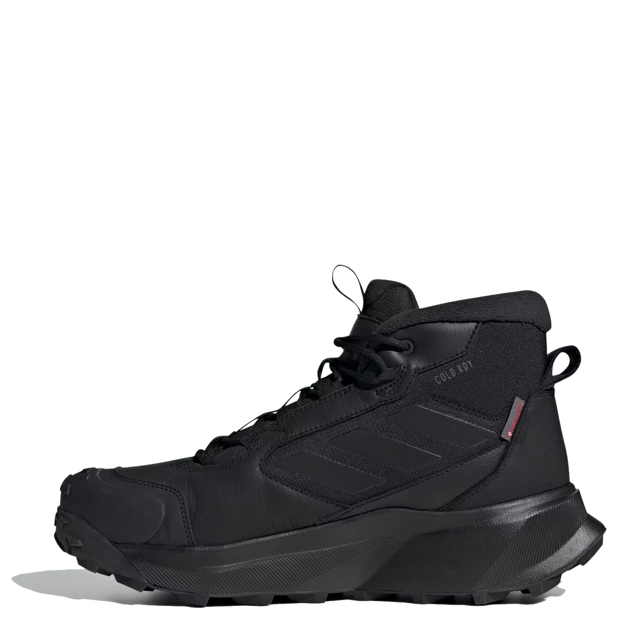 Adidas Terrex Winter Leather Mid Cut Boots Core Black / Core Black / Grey Four - The Sporting Lodge
