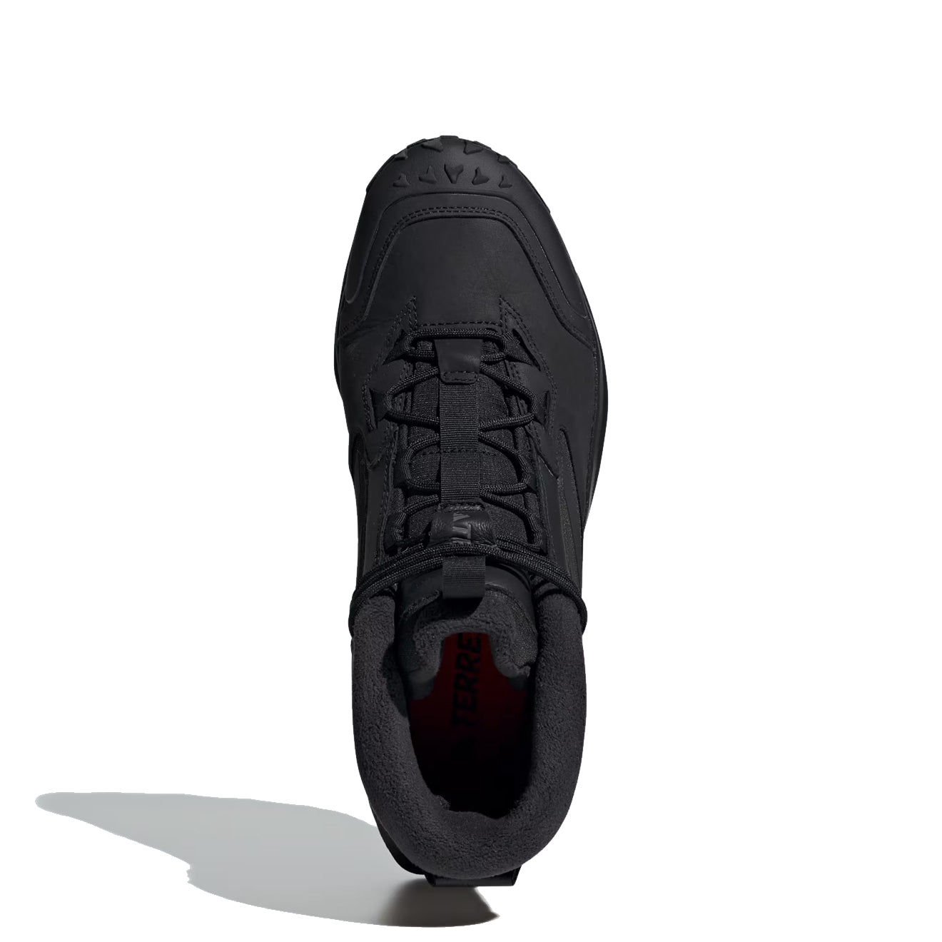 Adidas Terrex Winter Leather Mid Cut Boots Core Black / Core Black / Grey Four - The Sporting Lodge