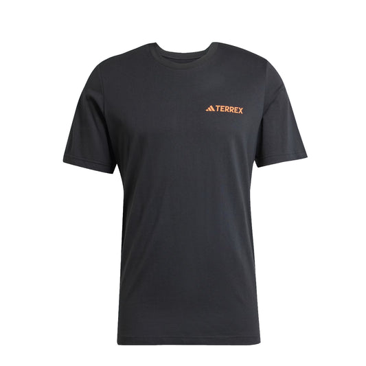 Adidas Terrex Graphic T-Shirt Black / Semi Impact Orange