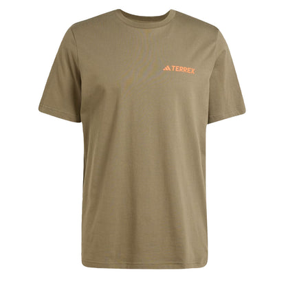 Adidas Terrex Graphic T-Shirt Olive Strata - The Sporting Lodge