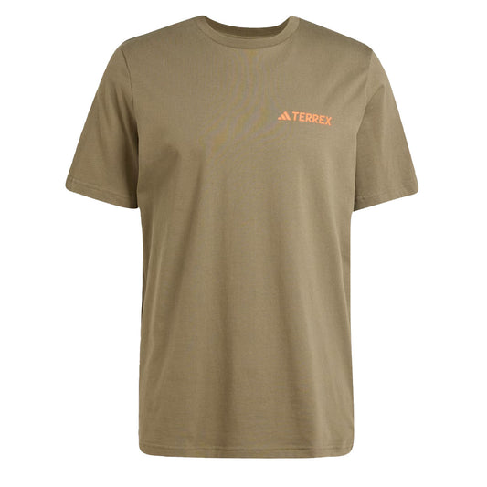 Adidas Terrex Graphic T-Shirt Olive Strata - The Sporting Lodge