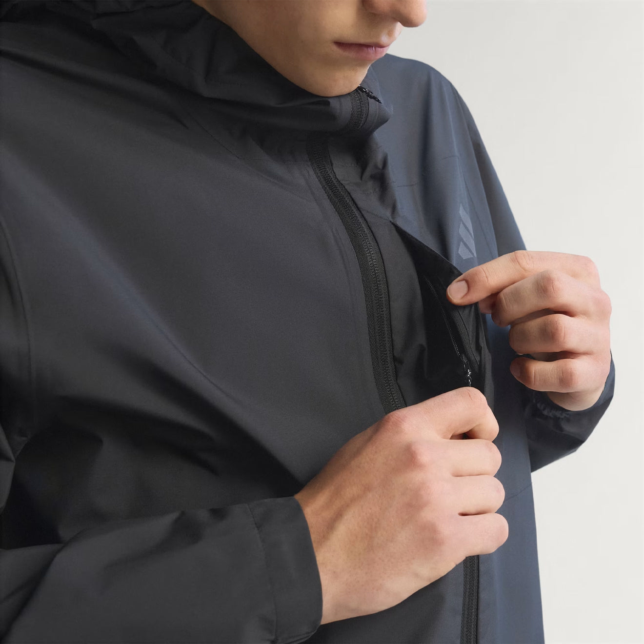 Adidas Terrex Multi 2.5 Layer Climaproof Rain Jacket Black - The Sporting Lodge