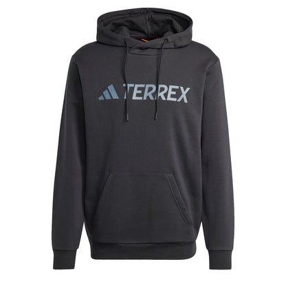 Adidas Terrex Multi Large Logo Hoodie Black - The Sporting Lodge