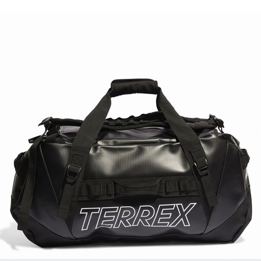 Adidas Terrex RAIN.RDY Expedition Duffel Bag Medium 70L Black / White