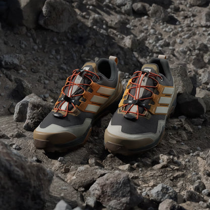 Adidas Terrex Skychaser GoreTeX Hiking Shoe Carbon / Off White / Pure Tangerine - The Sporting Lodge