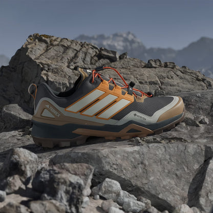 Adidas Terrex Skychaser GoreTeX Hiking Shoe Carbon / Off White / Pure Tangerine - The Sporting Lodge