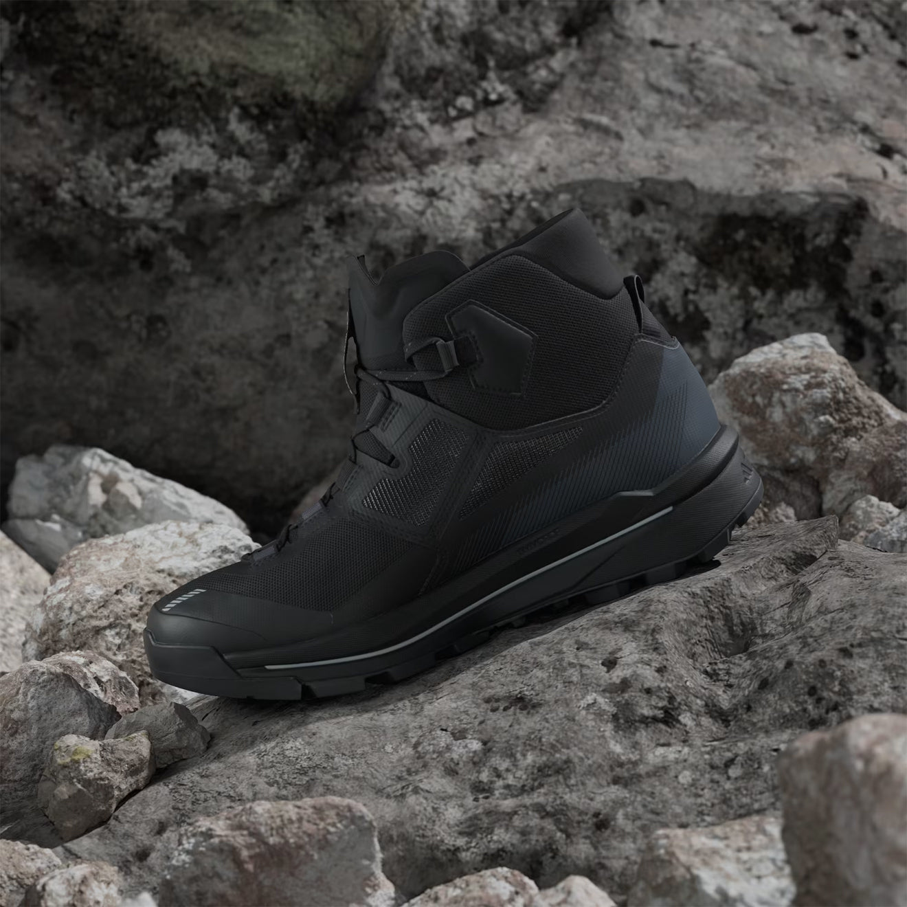 Adidas Terrex Skychaser Tech GORE-TEX Hiking Shoes Core Black / Grey - The Sporting Lodge