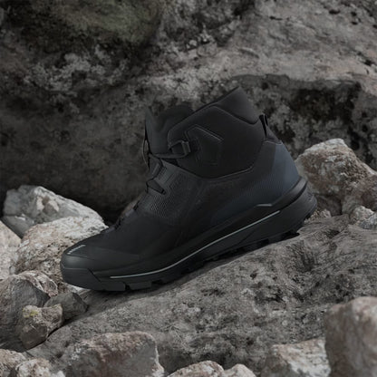 Adidas Terrex Skychaser Tech GORE-TEX Hiking Shoes Core Black / Grey - The Sporting Lodge