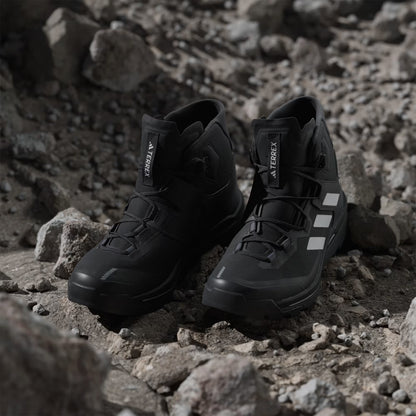 Adidas Terrex Skychaser Tech GORE-TEX Hiking Shoes Core Black / Grey - The Sporting Lodge