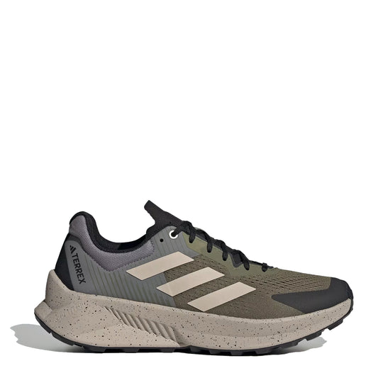 Adidas Terrex Soulstride Flow Trail Running Shoe Olive Strata / Wonder Beige / Charcoal - The Sporting Lodge