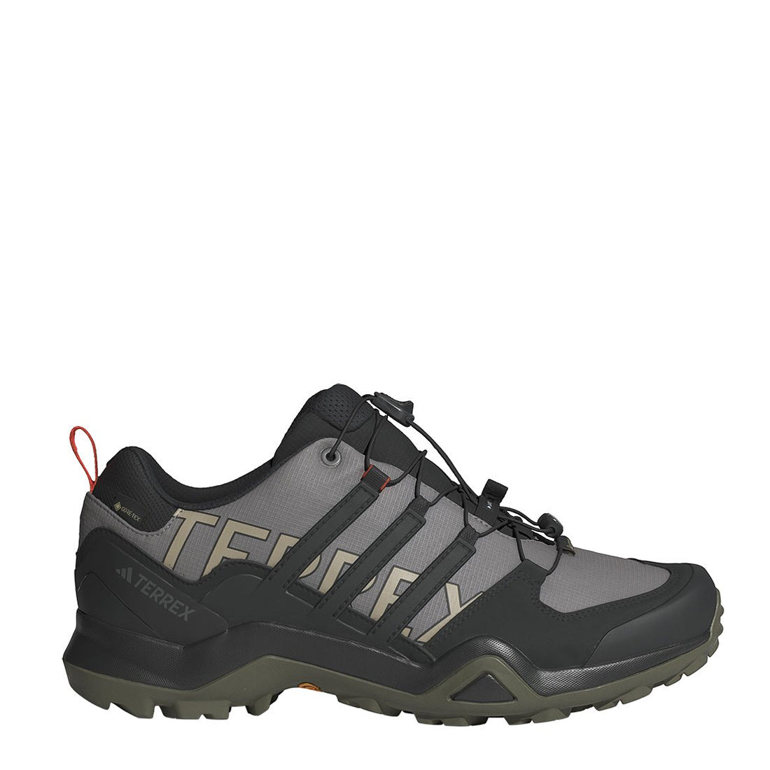 Adidas Terrex Swift R2 Gore Tex Hiking Shoes Charcoal Grey Core Black Olive Stratus
