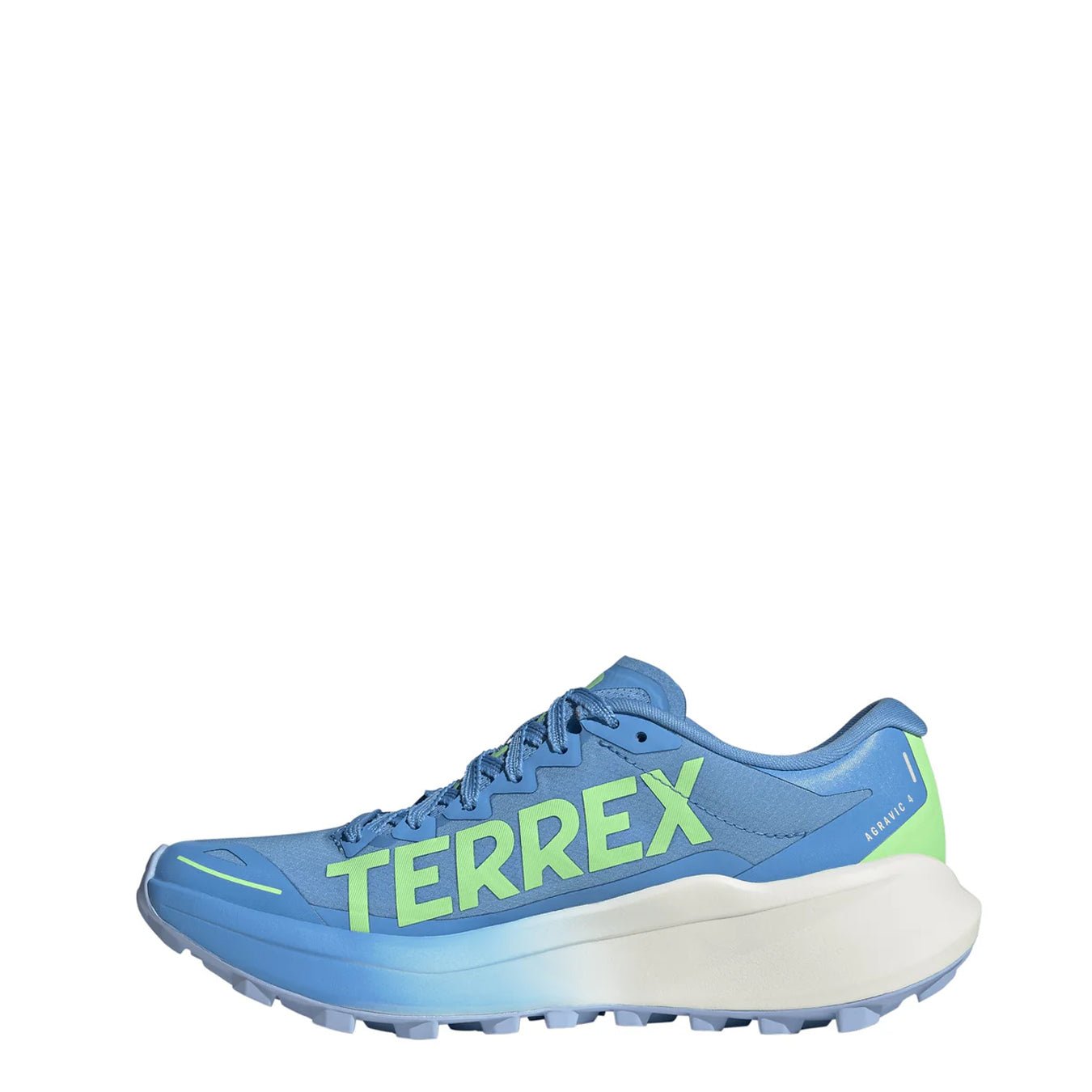 Adidas Terrex Womens Agravic 4 Trainers Blue Burst / Off White / Lime Burst - The Sporting Lodge