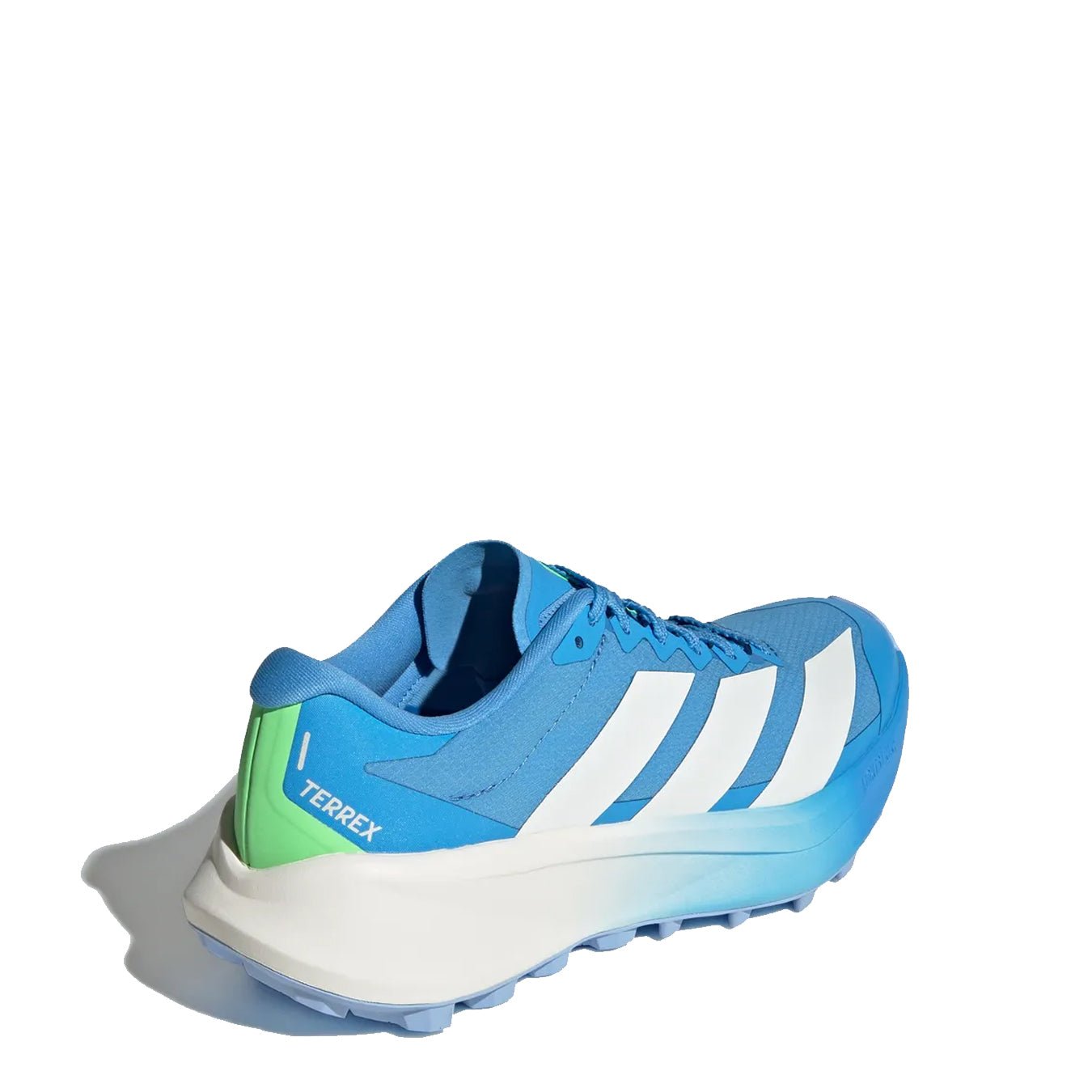 Adidas Terrex Womens Agravic 4 Trainers Blue Burst / Off White / Lime Burst - The Sporting Lodge