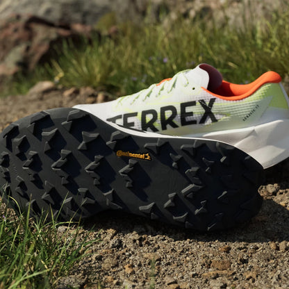 Adidas Terrex Womens Agravic TT Trail Running Shoe Cloud White / Core Black / Impact Orange - The Sporting Lodge