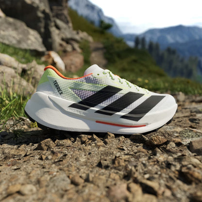 Adidas Terrex Womens Agravic TT Trail Running Shoe Cloud White / Core Black / Impact Orange - The Sporting Lodge