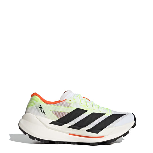 Adidas Terrex Womens Agravic TT Trail Running Shoe Cloud White / Core Black / Impact Orange - The Sporting Lodge