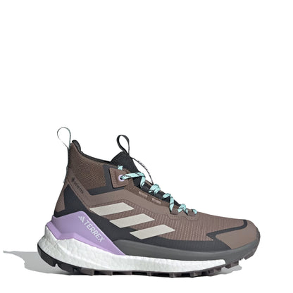 Adidas Terrex Womens Free Hiker 2.0 Gore-Tex Hiking Shoes Trace Brown / Beige / Carbon - The Sporting Lodge