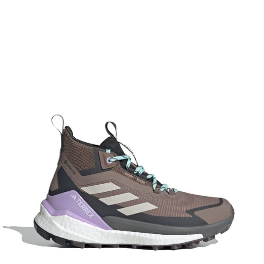 Adidas Terrex Womens Free Hiker 2.0 Gore-Tex Hiking Shoes Trace Brown / Beige / Carbon
