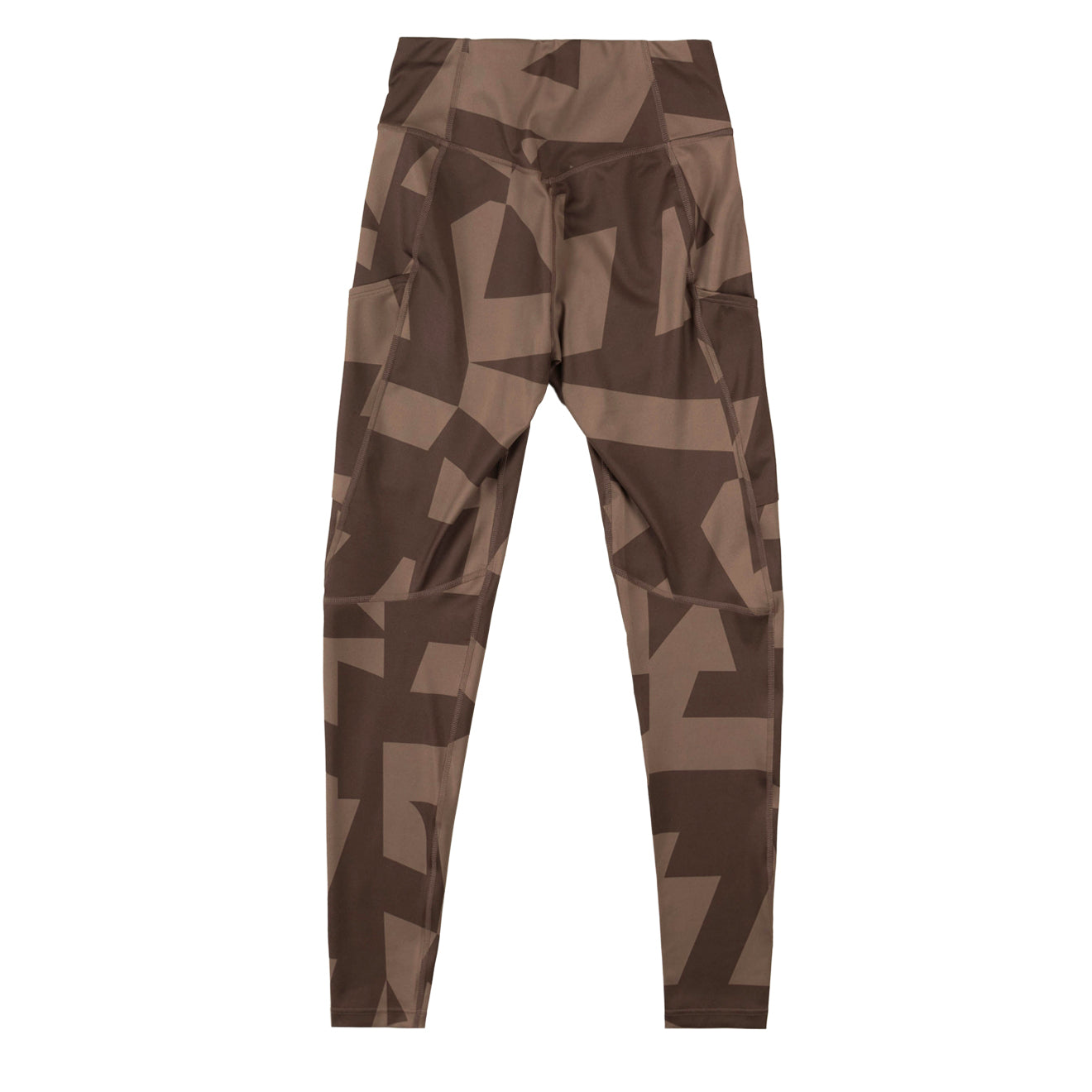 Adidas Terrex Womens MT Tights Aop Trace Brown / Earth Strata