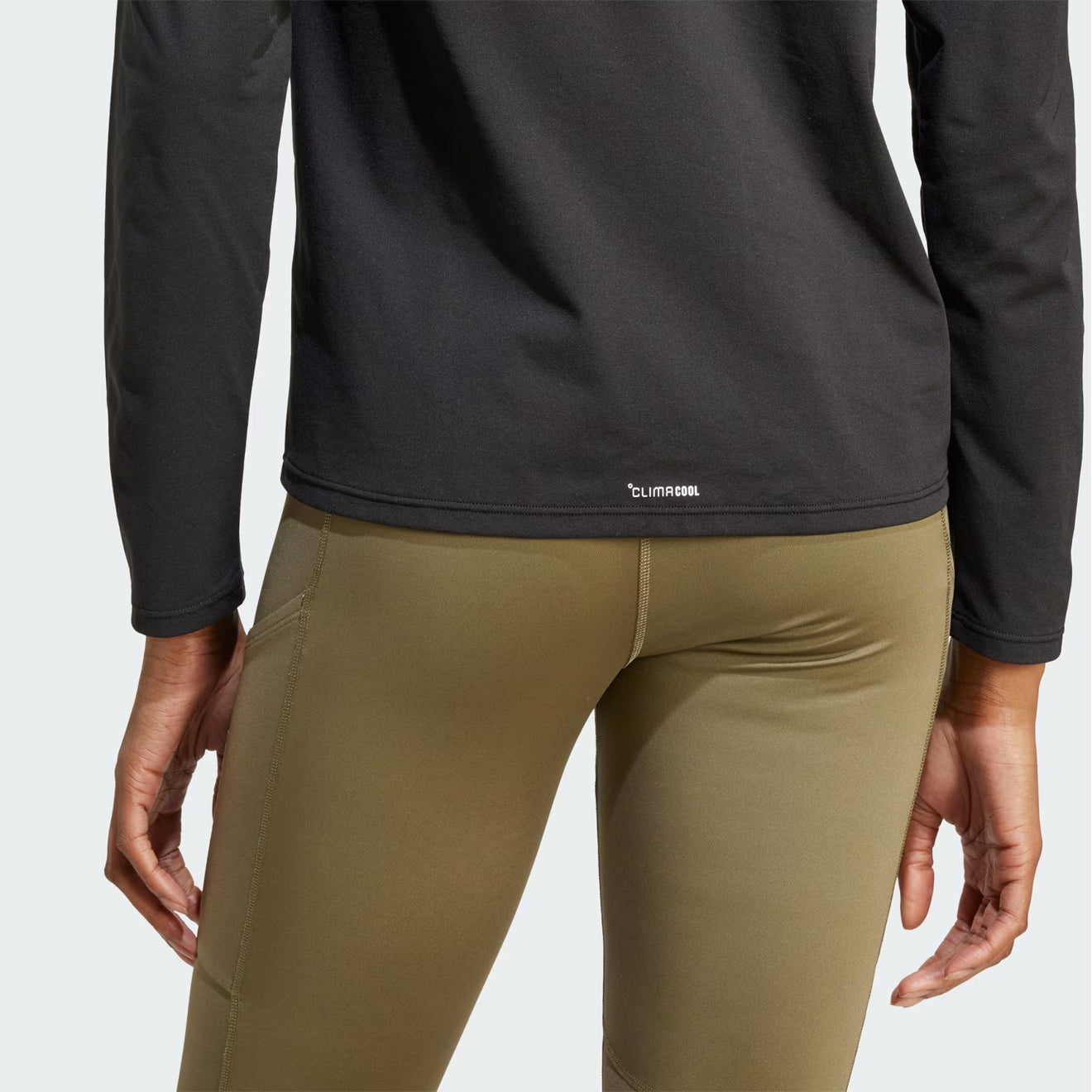 Adidas Terrex Womens Multi Climacool 1/2 Zip Long Sleeve Long-Sleeve Top Black