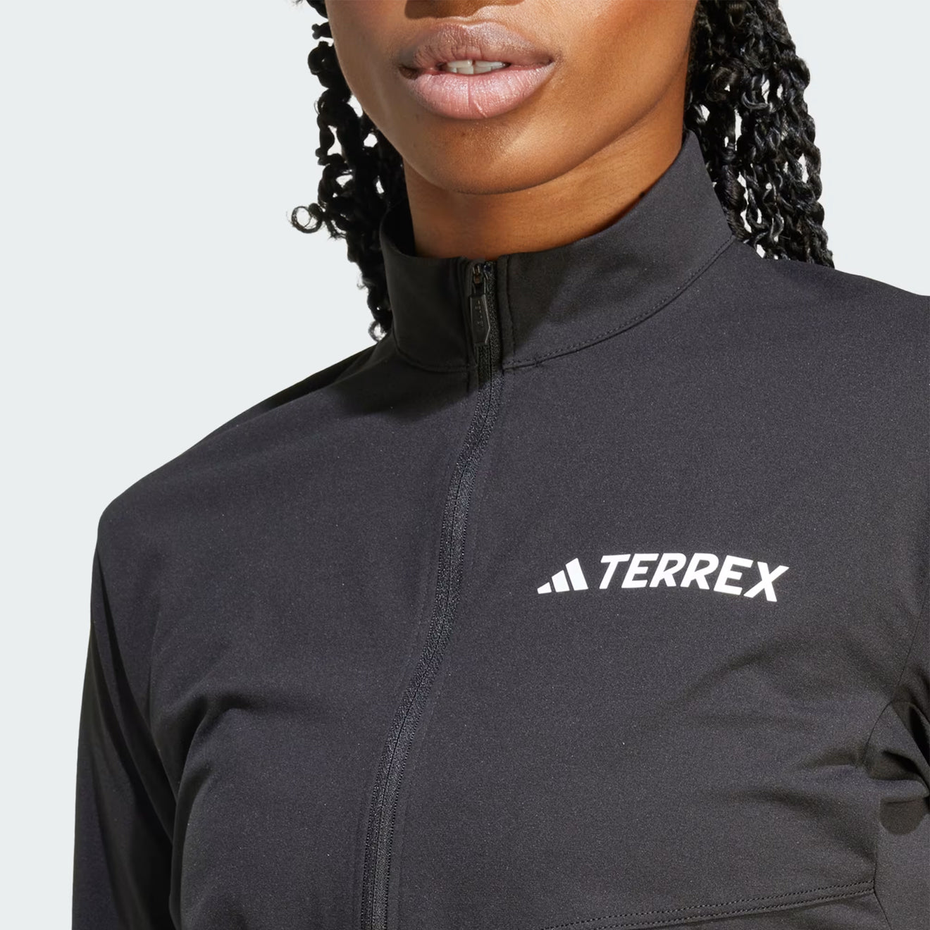 Adidas Terrex Womens Multi Climacool 1/2 Zip Long Sleeve Long-Sleeve Top Black