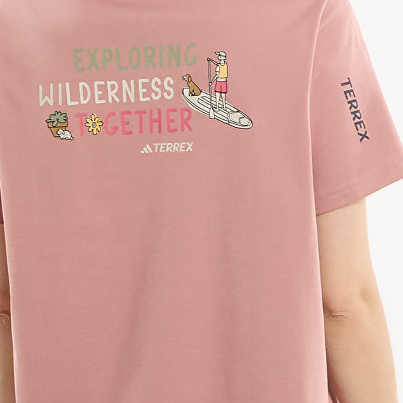 Adidas Terrex Womens Multi Graphic S/S T-Shirt Warm Clay - The Sporting Lodge