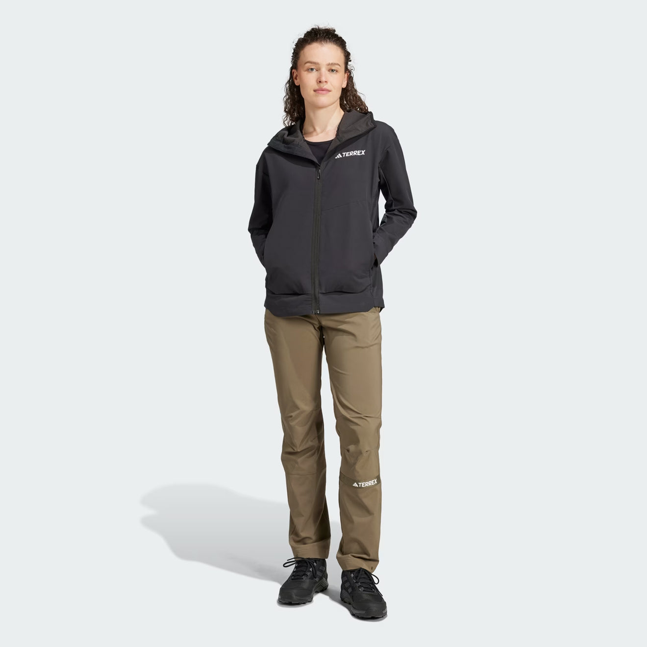 Adidas Terrex Womens  Multi Softshell Jacket Black - The Sporting Lodge