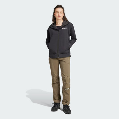 Adidas Terrex Womens  Multi Softshell Jacket Black - The Sporting Lodge