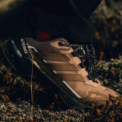 Adidas Terrex Womens Skychaser AX5 GoreTex Hiking Shoe Trace Brown / Earth Strata / Semi Impact Orange - The Sporting Lodge