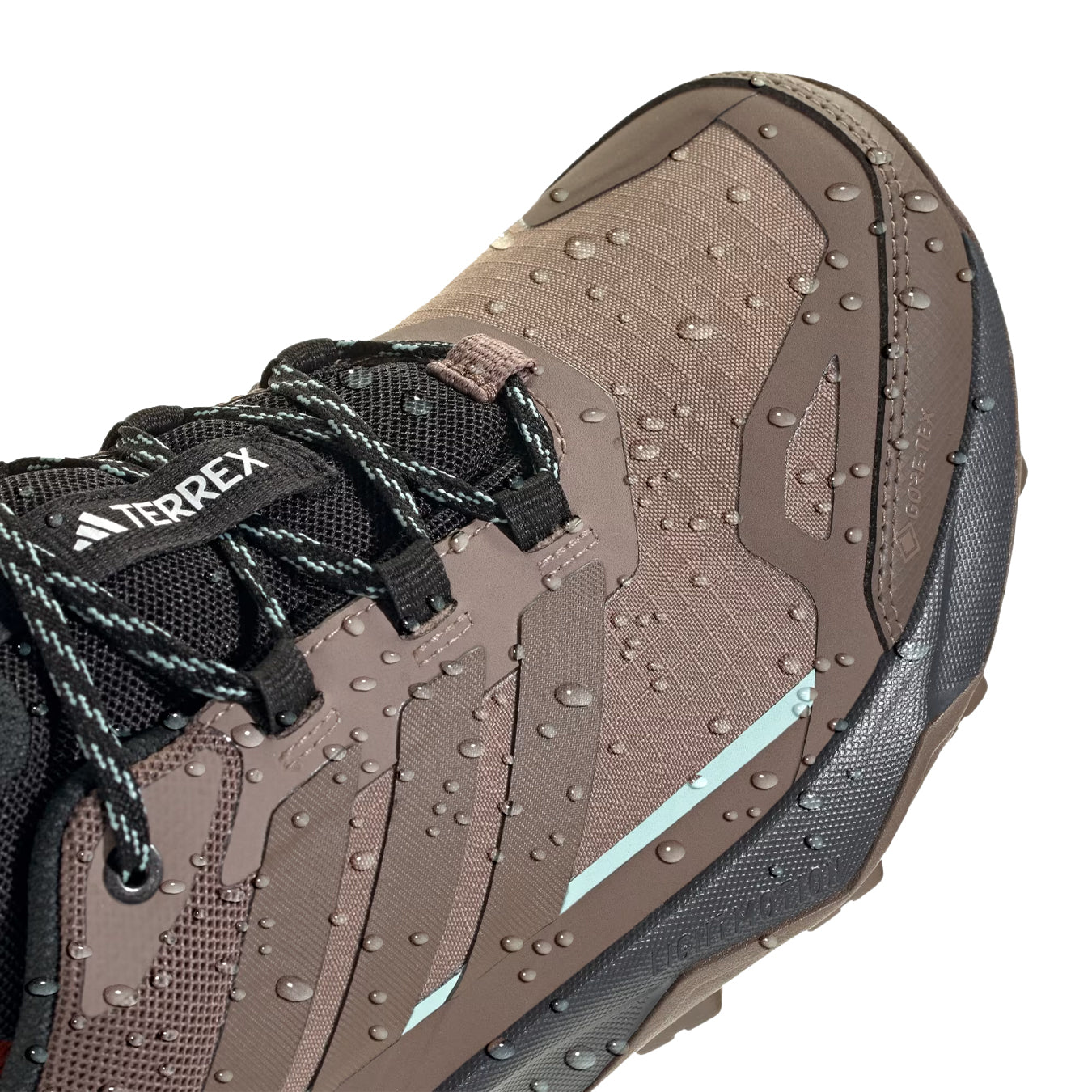 Adidas Terrex Womens Skychaser AX5 GoreTex Hiking Shoe Trace Brown / Earth Strata / Semi Impact Orange - The Sporting Lodge