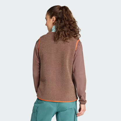 Adidas Terrex Womens XPL Fleece Vest Earth Strata