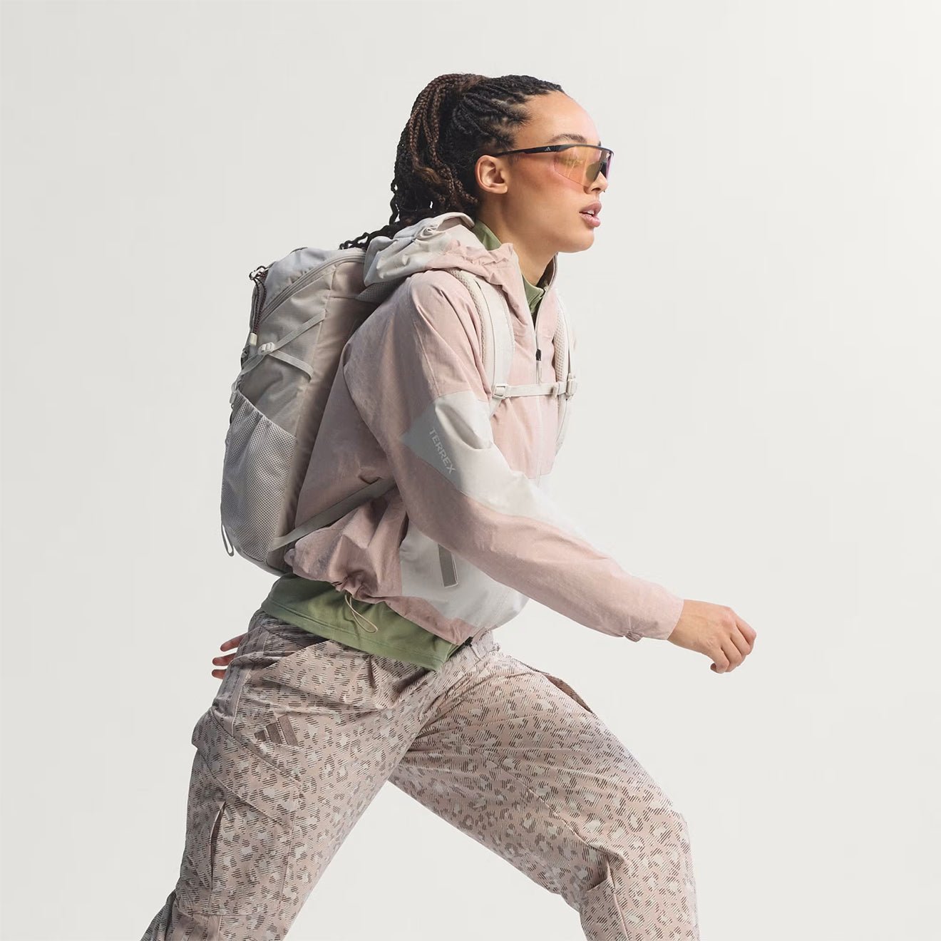 Adidas Terrex Womens Xploric 2 Layer Climaproof Jacket Wonder Taupe / Beige - The Sporting Lodge
