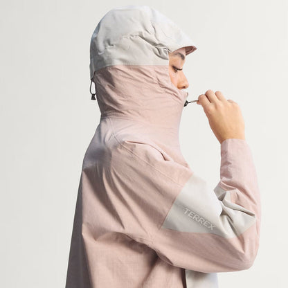 Adidas Terrex Womens Xploric 2 Layer Climaproof Jacket Wonder Taupe / Beige - The Sporting Lodge