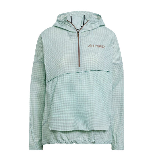 Adidas Terrex Womens Xploric Wind Anorak Semi Flash Aqua