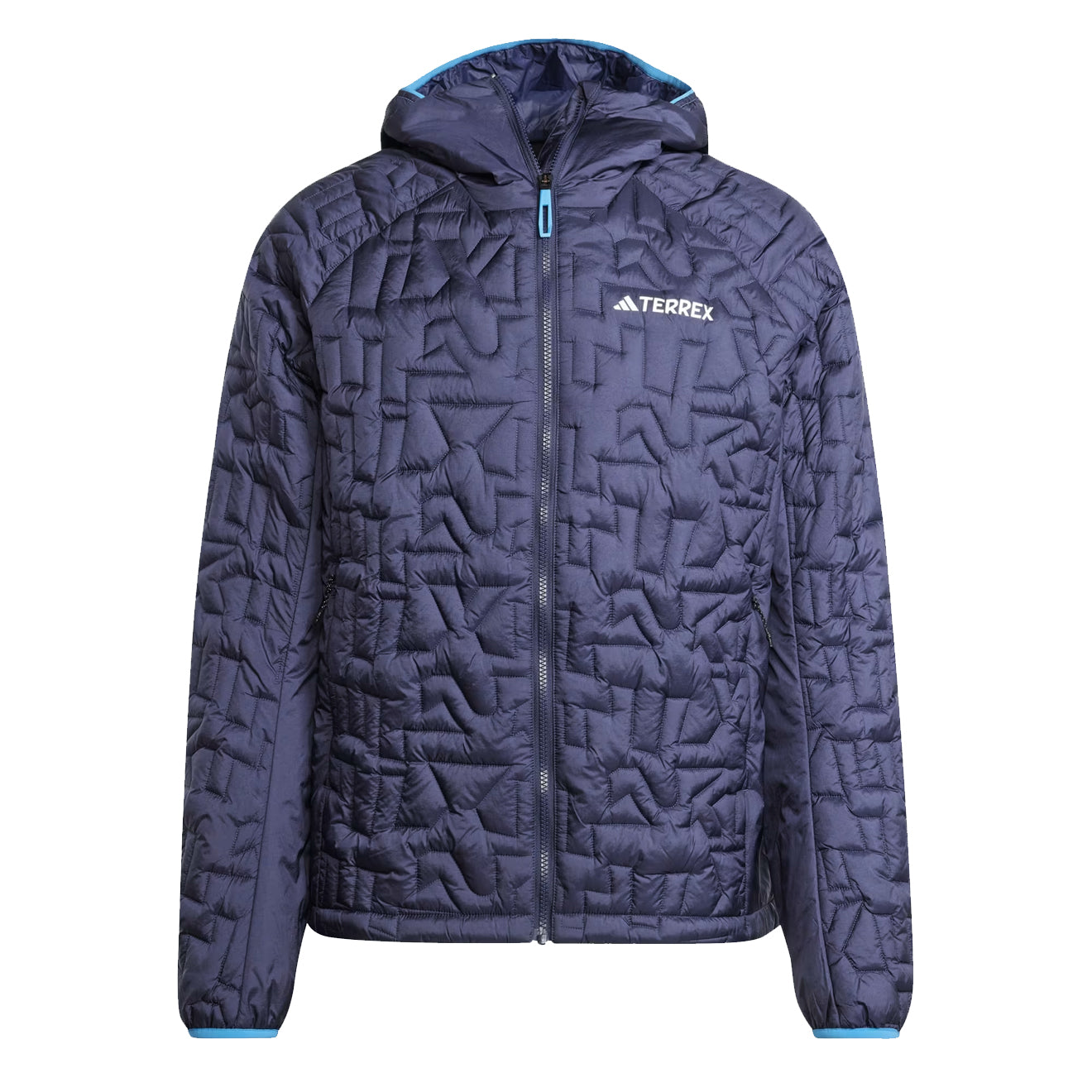 Adidas Terrex Xperior Primaloft Loose Fill Insulated Hooded Jacket Shadow Navy - The Sporting Lodge