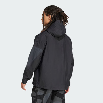 Adidas Terrex Xploric 2.5L Climaproof Anorak Black / Carbon - The Sporting Lodge