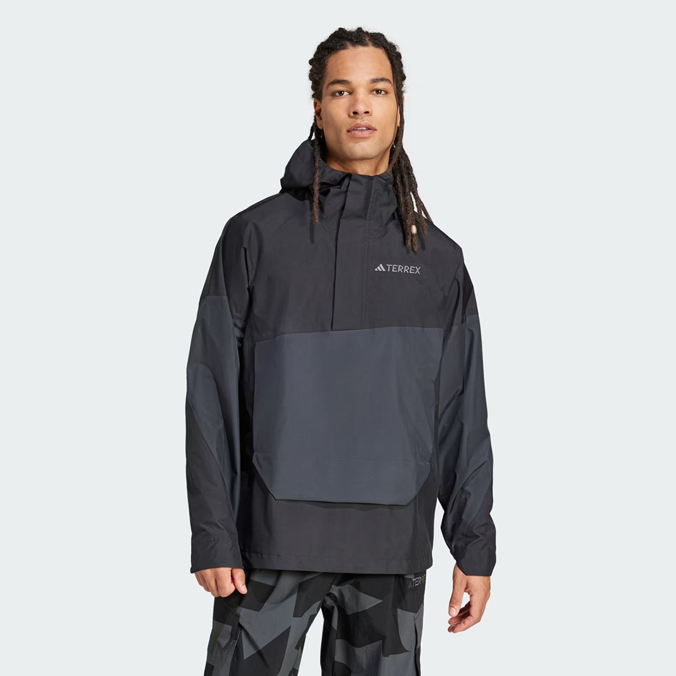 Adidas Terrex Xploric 2.5L Climaproof Anorak Black / Carbon - The Sporting Lodge