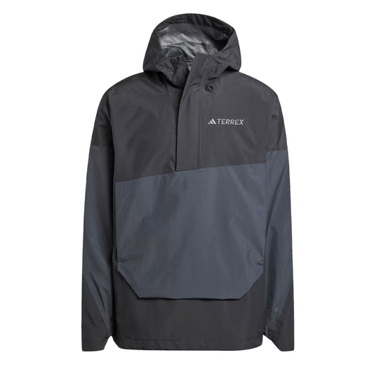 Adidas Terrex Xploric 2.5L Climaproof Anorak Black / Carbon - The Sporting Lodge